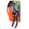 Sécateur de jardin 19.5cm Lame acier haute qualité Revetement anti-adhésif Coupe 13mm Black et Decker