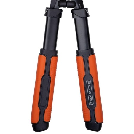 Cisaille de jardin Lames ondulées 53cm Tampon anti chocs Black et Decker