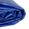 Bache piscine ronde 360 cm pour piscine de 300 cm Bleue et verte Filet d'écoulement