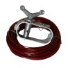 Bache piscine ronde 360 cm pour piscine de 300 cm Bleue et verte Filet d'écoulement
