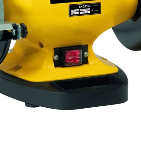 Meuleuse d’établi professionnelle 2 Meules Ø150 mm Grain de 36 et 60 Base en fonte anti basculement STANLEY