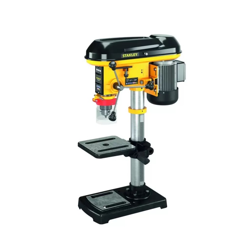 Perceuse à colonne d'établi 600W 9 Vitesses Mandrin 3 à 16mm Stanley