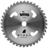 Lame de coupe pour débroussailleuse 40 dents Diam 255mm au Carbure Alesage 25.4 VITO