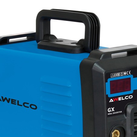 Poste à souder GX200 Inverter Electrodes MMA Ecran digital + Cagoule de soudure LCD AWELCO