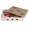 Planche a gratter Chat Balles intégrées Grattoir Résistant Jouet Chaton Soin des Griffes KZ GARDEN