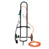 Desherbeur thermique Tuyau 5m Bruleur 50 mm Détendeur Propane Chariot à roues Allumage piezo INTEC
