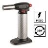 Chalumeau de cuisine Professionnel à gaz Torche gaz rechargeable Utilisation 360° Allumage piezo KEMPER