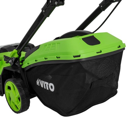 Tondeuse à gazon 40V - 2 Batteries lithium 6.0Ah Chargeur Double Moteur Brushless 800m2 -VITO