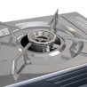 Réchaud gaz 2 feux 4400W Inox Portable TEXAS ALPEN
