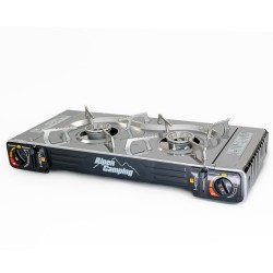 Réchaud gaz 2 feux 4400W...