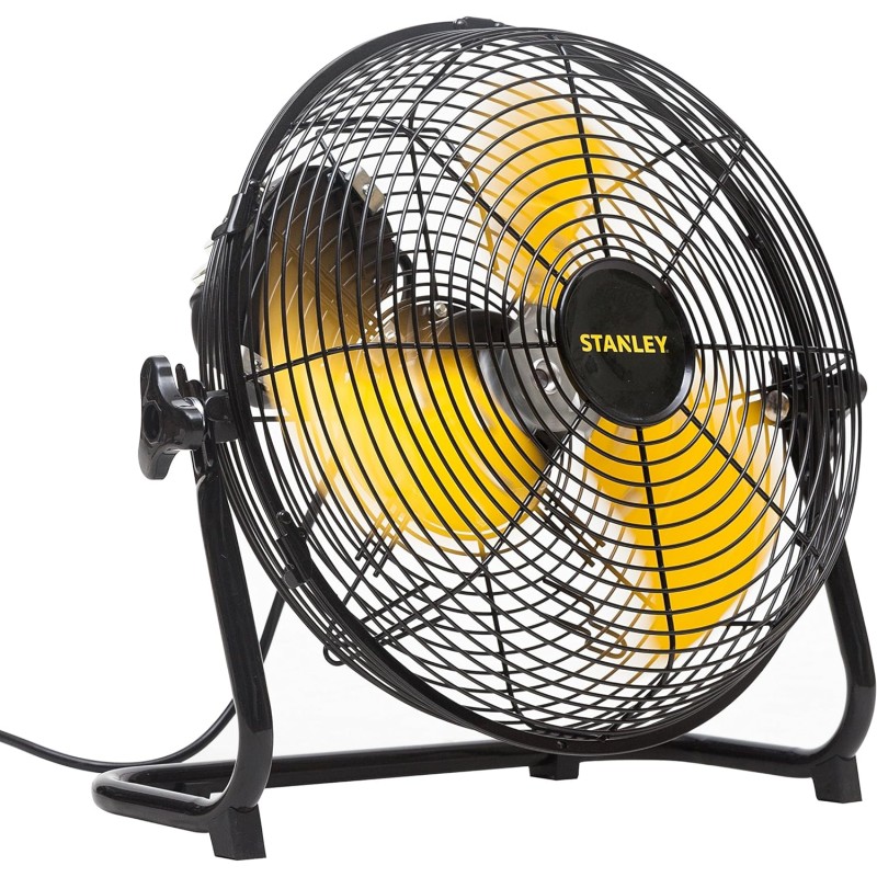 Ventilateur de sol 60W Ø30 cm 3 vitesses Orientable Débit d'air 2600m³/h STANLEY