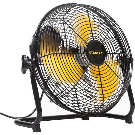Ventilateur de sol 60W Ø30 cm 3 vitesses Orientable Débit d'air 2600m³/h STANLEY