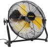 Ventilateur de sol 60W Ø30 cm 3 vitesses Orientable Débit d'air 2600m³/h STANLEY