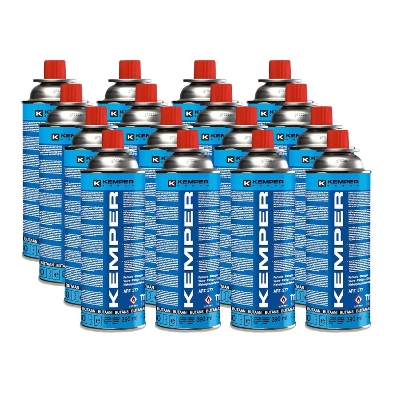 Pack de 16 Cartouches gaz 227g Butane KEMPER