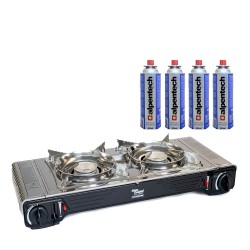 Réchaud gaz Portable 2 feux...