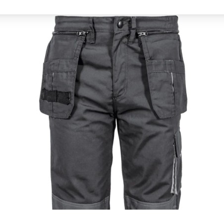Pantalon de travail Confort Plus Taille 40 Gris 6 Poches VITO