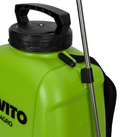 Pulvérisateur à Batterie 20V - 16L 5bar + Batterie Lithium 2Ah + Chargeur Végetaux jardin toitures VITO