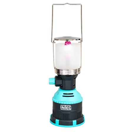 Lampe à gaz 450W piezo Coque ABS pour cartouche gaz 190g Perçables INTEC