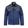 Blouson de travail Bleu marine Gris Taille L Veste Polyester / Coton 4 poches VITO