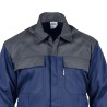 Blouson de travail Bleu marine Gris Taille XL Veste Polyester / Coton 4 poches VITO