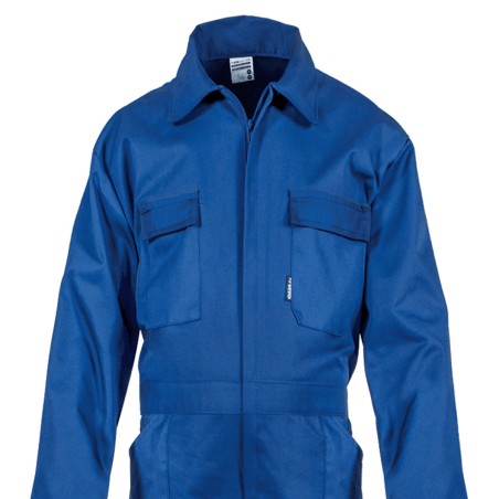 Combinaison de Travail 5 poches Bleu Taille M Polyester/Coton VITO