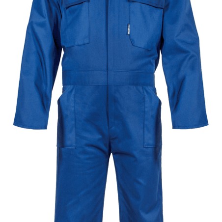 Combinaison de Travail 5 poches Bleu Taille L Polyester/Coton VITO