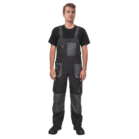 Salopette de travail Comfort Plus Taille 42 Couleur Gris Protection Oxford 10 Poches VITO