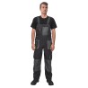 Salopette de travail Comfort Plus Taille 42 Couleur Gris Protection Oxford 10 Poches VITO