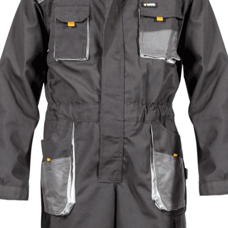 Combinaison de travail Comfort Plus Taille M Couleur Gris Protection Oxford 9 Poches VITO