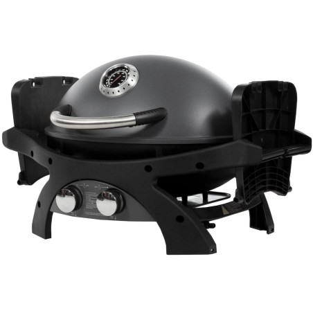 Barbecue à Gaz portable 5200W Grille de cuisson fonte émaillée 58 x 42.5 cm 2 Bruleurs PIT BOSS