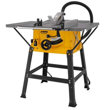 Scie circulaire sur table 1800W Lame Ø 250mm 740 x 620 mm Coupe de 85mm VITO