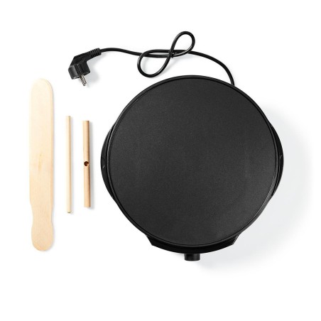 Crêpière électrique 1200W Ø30 cm Machine à crêpes Métal revêtement anti-adhésif NEDIS