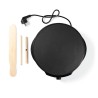 Crêpière électrique 1200W Ø30 cm Machine à crêpes Métal revêtement anti-adhésif NEDIS
