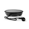 Crêpière électrique 1200W Ø30 cm Machine à crêpes Métal revêtement anti-adhésif NEDIS