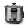 Cuiseur à Riz 1.5 Litres 500W Bol amovible Acier inoxydable anti-adhésif NEDIS