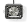 Cuiseur à oeufs électrique 500W Gris Inox / Noir Capacité 8 oeufs NEDIS