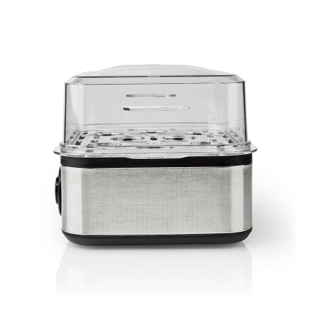 Cuiseur à oeufs électrique 500W Gris Inox / Noir Capacité 8 oeufs NEDIS