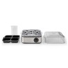 Cuiseur à oeufs électrique 500W Gris Inox / Noir Capacité 8 oeufs NEDIS