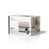 Cuiseur à oeufs électrique 500W Gris Inox / Noir Capacité 8 oeufs NEDIS