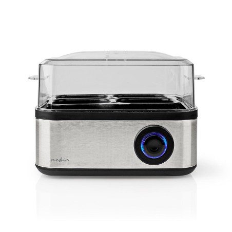 Cuiseur à oeufs électrique 500W Gris Inox / Noir Capacité 8 oeufs NEDIS