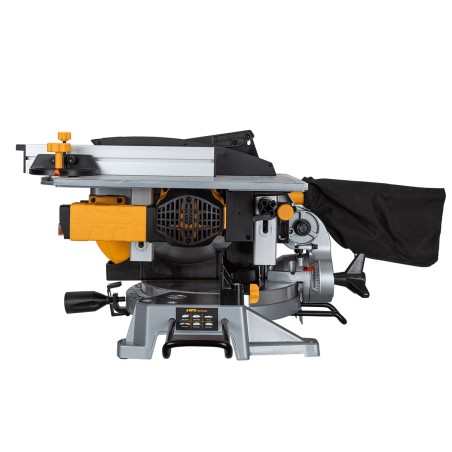 Scie circulaire combinée 1800W 2en1 Double coupe Disque 250 mm Alesage 30mm Découpe 45/45° VITO
