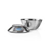 Balance de cuisine Numérique Ecran LCD Acier Bol amovible 5kg NEDIS