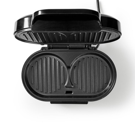 Appareil à Hamburger électrique 1000W 10.5Cm Revêtement anti adhésif NEDIS