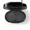 Appareil à Hamburger électrique 1000W 10.5Cm Revêtement anti adhésif NEDIS