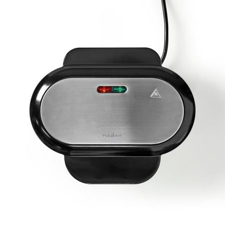 Appareil à Hamburger électrique 1000W 10.5Cm Revêtement anti adhésif NEDIS