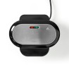 Appareil à Hamburger électrique 1000W 10.5Cm Revêtement anti adhésif NEDIS