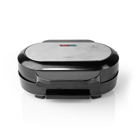 Appareil à Hamburger électrique 1000W 10.5Cm Revêtement anti adhésif NEDIS
