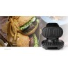 Appareil à Hamburger électrique 1000W 10.5Cm Revêtement anti adhésif NEDIS