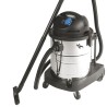 Aspirateur Eau et Poussière 1400W Cuve inox 50L - Aspirateur industriel pour sols solides et liquides NIKLAS