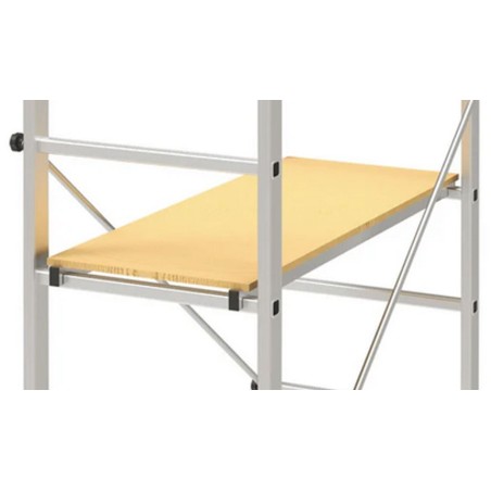 Echafaudage de travail Hauteur travail 2.85m Plateau 110 x 40 cm Aluminium Charge 120Kg BRIXO